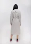 Жіноче пальто демісезонне з вовни з відкладеним коміром і поясом з 44 по 54 розмір (6)