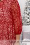 Новорічна жіноча сукня міді з витонченим дизайном, довгими рукавами і поясом в комплекті з 46 по 68 розмір (13)