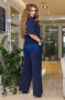 Стильний жіночий брючний костюм, туніка з виточками і бахромою та широкі штани з гумкою з 50 по 60 розмір (4)