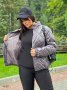 Жіноча демісезонна стьобана куртка з коміром стійкою на кнопках з 50 по 56 розмір (6)