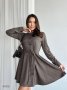 Стильна коротка жіноча сукня з ѓудзиками і поясом в комплекті з 42 по 48 розмір (9)