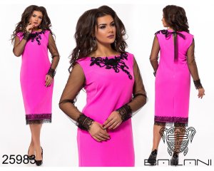 Элегантное женское платье для вечеринки с 48 по 60 размер - 8388968 - SvitStyle