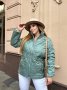 Жіноча демісезонна стьобана куртка з коміром стійкою на блискавці з 50 по 60 розмір (1)