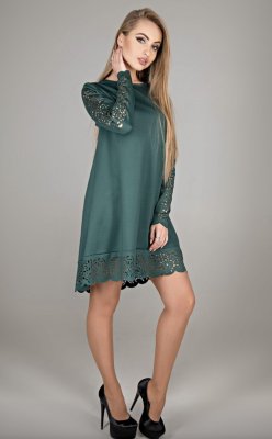 Жіноча сукня зелений (Ерін) - 8627405 - SvitStyle