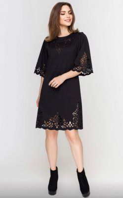 Жіноча сукня чорний (Валенсія) - 8627411 - SvitStyle