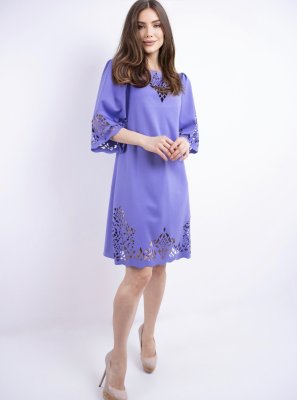 Жіноча сукня бузковий (Валенсія) - 8627415 - SvitStyle
