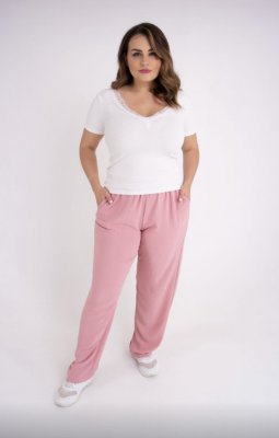 Жіночі штани рожеві (Кроулі) - 8627457 - SvitStyle