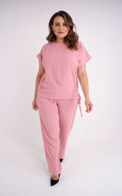 Жіночий костюм рожевий (Амелія) - SvitStyle