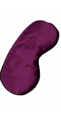 Фиолетовая шелковая маска для сна с регулятором А-1014 - SvitStyle