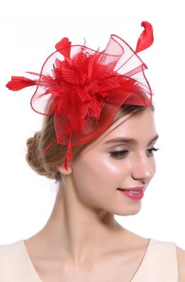 Ошатна жіночий капелюшок червоного кольору А-1116 - 6179771 - SvitStyle