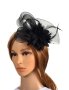Жіноча дизайнерська капелюшок чорного кольору А-1097 (1)