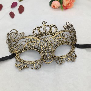 Мереживна карнавальна маска золота А-1183 - 7122607 - SvitStyle