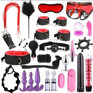 BDSM набір фетиш 26 предметів для ролевих ігор пані А-1222 - 8479616 - SvitStyle