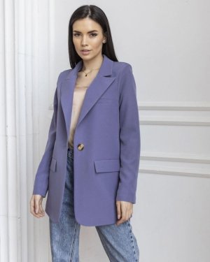 Піджак жіночий кольору лаванда. LP7757 - SvitStyle
