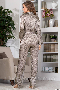 Пижама женская костюм брюки майка и жакет Ajur 8776 Mia-Amore (4)