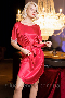 Туника платье домашнее с карманами Ruby 7174 Mia-Amore Рубиновый (6)