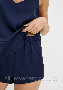 Шелковая пижама женская на тонких бретелях майка шорты  Lake Синий (2)