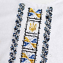 Белая женская футболка вышиванка орнамент 