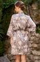 Женский шелковый халат с поясом на запах лиловый Mia-Amore Грация Gracia 3583 (7)