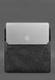 Чохол-конверт із клапаном шкіра+фетр для MacBook 13