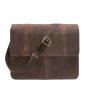 Шкіряна сумка-портфель Classic темно-коричневий Crazy Horse (9)