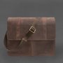 Шкіряна сумка-портфель Classic темно-коричневий Crazy Horse (8)