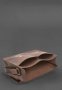 Шкіряна сумка-портфель Classic темно-коричневий Crazy Horse (7)