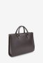 Жіноча шкіряна сумка Fancy A4 коричнева краст (3)