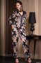 Пижама шелковая с брюками Голден Флауер 3306 Mia-Amore (4)