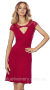 Ночная сорочка бордовый кружевная спинка Nika (10)
