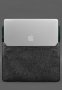 Чохол-конверт із клапаном шкіра+фетр для MacBook 16