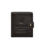 Шкіряна обкладинка-портмоне для військового квитка офіцера запасу (широкий документ) Темно-коричневий (9)