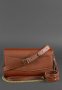 Жіноча шкіряна сумка Еліс світло-коричнева Краст (4)
