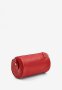 Шкіряна сумка поясна-кроссбоді Cylinder червоний флотар (4)