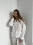 Женская Муслиновая белая пижама Сердца Cosy (2)