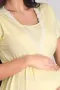 Рубашка для беременных и кормления с рукавом Lupoline 3061 38(M) Желтый (2)