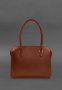 Жіноча шкіряна сумка Business світло-коричневий Краст (4)