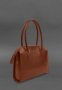 Жіноча шкіряна сумка Business світло-коричневий Краст (3)