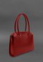Жіноча шкіряна сумка Business червоний Краст (2)