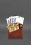 Шкіряний гаманець mini 3.0 (кард-кейс) світло-коричневий Crazy Horse (4)
