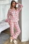 Муслиновая пижама натуральная женская Розовый (11)