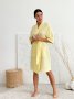 Халат для женщин кимоно лимонный Cosy М14 (7)