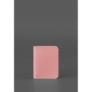 Женская кожаная обложка для ID-паспорта и водительских прав 4.0 Розовая - SvitStyle