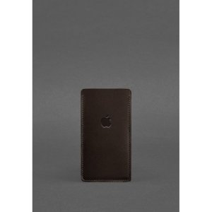 Шкіряний чохол для iPhone 12 Темно-коричневий Краст - SvitStyle