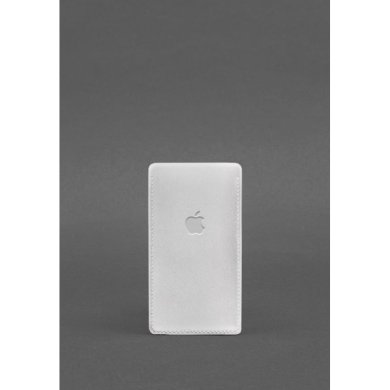 Шкіряний чохол для iPhone 12 Білий - SvitStyle