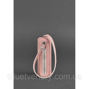 Жіноча шкіряна ключниця 3.0 Тубус рожева - 8533884 - SvitStyle