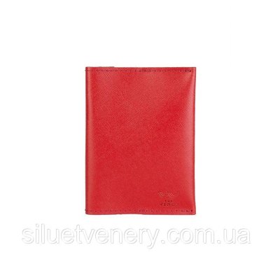 Паспортна обкладинка червона сапян - SvitStyle