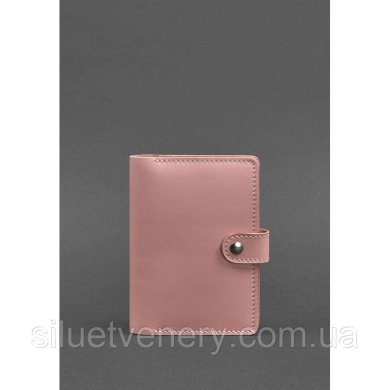 Шкіряна обкладинка для паспорта 3.0 рожева - SvitStyle