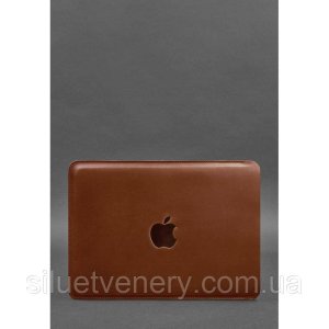 Шкіряний чохол для MacBook 14 дюйм Світло-коричневий Crazy Horse - 8534064 - SvitStyle