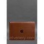 Шкіряний чохол для MacBook 14 дюйм Світло-коричневий Crazy Horse (1)